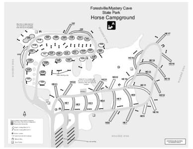 Forestville/Mystery Cave State Park Horse Campground  H43