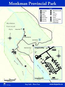 Monkman Provincial Park Legend Information  Wheelchair Accessible