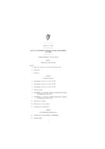 ———————— Number 17 of 2012 ———————— LOCAL GOVERNMENT (MISCELLANEOUS PROVISIONS) ACT 2012 ————————