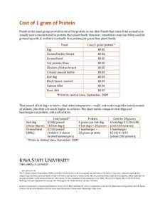 Microsoft Word - Cost of 1 gram of Protein.docx