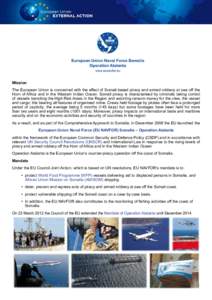 International relations / Operation Atalanta / Piracy / Military of the European Union / CSDP / Somalia / Action of 5 April / United Nations Security Council Resolution / Piracy in Somalia / Africa / Political geography