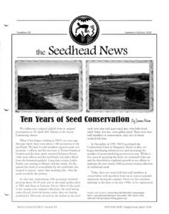 Seedhead News - No. 89, Summer Solstice 2005