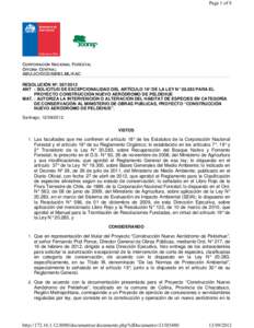 Page 1 of 8  CORPORACIÓN NACIONAL FORESTAL OFICINA CENTRAL ABU/JCI/DCD/SBB/LML/KAC RESOLUCIÓN Nº: [removed]