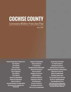 COCHISE COUNTY Community Wildfire Protection Plan May 2014