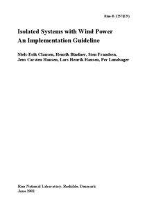 Isolated Systems with Wind Power An Implementation Guideline