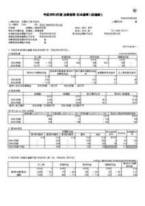 平成29年3月期 決算短信〔日本基準〕（非連結） 平成29年4月28日 東 上場会社名 日東化工株式会社 コード番号 5104