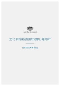 Projections of total Australian Govt SPending chart