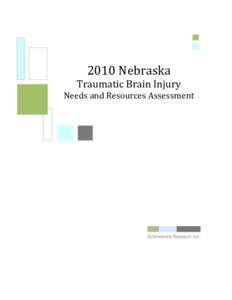 2010 Nebraska  Traumatic Brain Injury Needs and Resources Assessment  Contributors