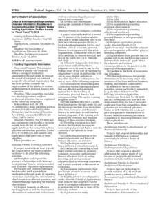 Office of Innovation and Improvement; Overview Information; Excellence in Economic Education Program; Notice Inviting Applications for New Awards for Fiscal Year (FY) 2010, CFDA Number 84.215B. [OII] (PDF)