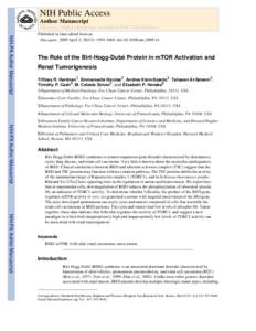 NIH Public Access Author Manuscript Oncogene. Author manuscript; available in PMC 2009 October 2. NIH-PA Author Manuscript