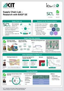 Supply Chain Lab – Research with BASF SE scl.ksri.kit.edu Supply Chain Lab