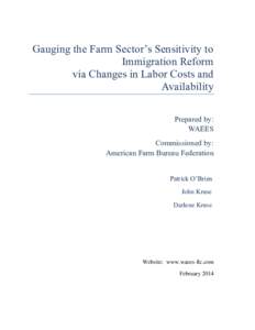 Income distribution / Socioeconomics / Farmworker / Foreign worker / Human geography / Human resource management / Immigration Reform and Control Act / Illegal immigration / Unemployment / Human migration / Labor economics / Economics