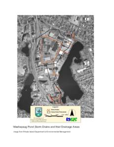 Mashapaug Pond Storm Drains and their Drainage Areas Image from Rhode Island Department of Environmental Management 