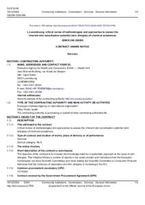 L-Luxembourg: critical review of methodologies and approaches to assess the inherent skin sensitisation potential (skin allergies) of chemical substances