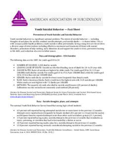 Microsoft Word - Youth Suicidal Behavior Fact Sheet 4.11 final.docx