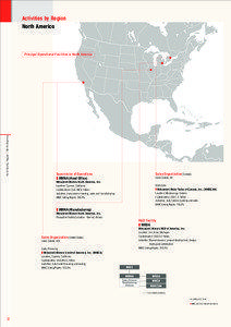 Activities by Region North America
