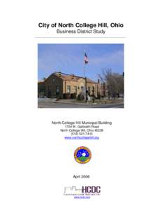 City of North College Hill, Ohio Business District Study _________________________________________________________