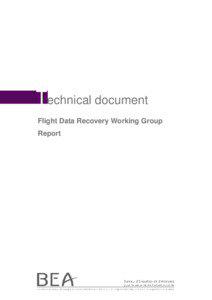Flight Data Recovery WG final report