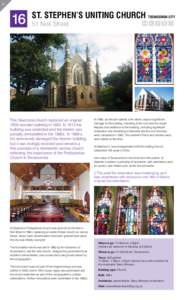 [removed]St. Stephen’s Uniting Church Toowoomba City 51 Neil Street