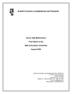 Microsoft Word - Math Articulation Report Final pdf.doc