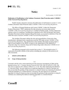 Health / Pharmacy / Drug safety / Pharmaceutical industry / Abbreviated New Drug Application / Regulatory requirement / Regulation of therapeutic goods / Drug Identification Number / Food and Drug Administration / Pharmaceutical sciences / Pharmacology / Pharmaceuticals policy