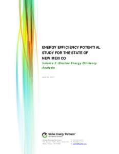 Microsoft Word - State of New Mexico EE Potential Study_Vol 2 Electric EE
