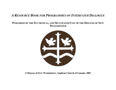 A RESOURCE BOOK FOR PROGRAMMES OF INTERFAITH DIALOGUE