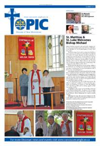 A section of the Anglican Journal  SUMMER 2012 IN THIS ISSUE  St. Michael’s