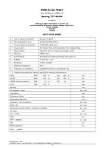 FSTD No EU-FR157 S/N: Mechtronix[removed]Boeing 737-800W Located at IFTC Uçuş Eğitim Hizmetleri ve Ticaret A.Ş.