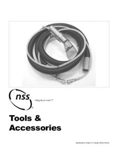 SM  Tools & Accessories Specifications Subject To Change Without Notice
