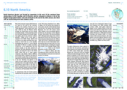 50  Global glacier changes: facts and figures Regions - North America