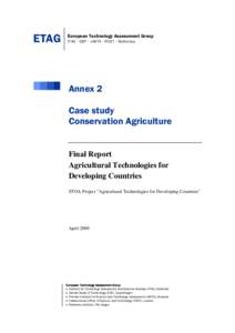 ETAG  European Technology Assessment Group ITAS x DBT x viWTA x POST x Rathenau  Annex 2