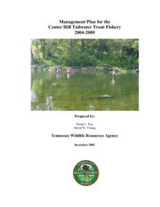 Management Plan For The Caney Fork River Downstream of Center Hill Dam[removed]
