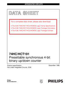 INTEGRATED CIRCUITS  DATA SHEET