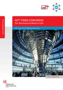 Federation of European Biochemical Societies / Science and technology in Europe / PM