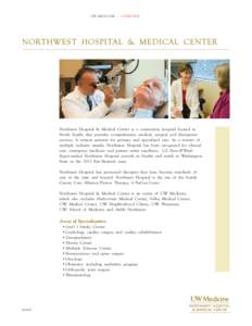 Washington Hospital Center / MedStar Health / Northwest Hospital & Medical Center / Harborview Medical Center / United States
