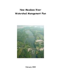 New Meadows River Watershed Management Plan February[removed]