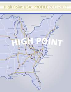 High Point Market / Piedmont Triad / Greensboro /  North Carolina / Winston-Salem /  North Carolina / High Point University / Furniture Brands International / Geography of North Carolina / North Carolina / High Point /  North Carolina