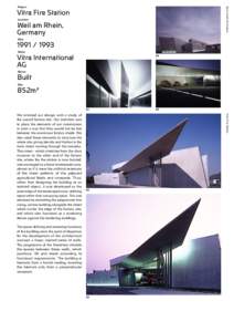 Zaha Hadid Architects  Project Vitra Fire Station Location
