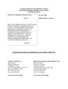 Sirva Consolidated Second Amendment complaint.DOC