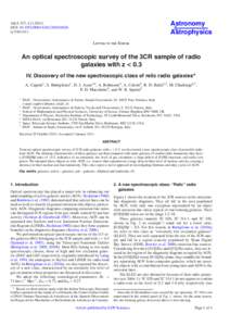 An optical spectroscopic survey of the 3CR sample of radio galaxies with z < 0.3