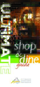 shop & Dine downtown full page