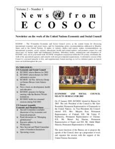 Millennium Development Goals / Globalization / Intergovernmental Working Group of Experts on International Standards of Accounting and Reporting / Eveline Herfkens / International Standards of Accounting and Reporting / International development / Commission on Science and Technology for Development / United Nations Department of Economic and Social Affairs / United Nations International Research and Training Institute for the Advancement of Women / United Nations / Development / United Nations Economic and Social Council