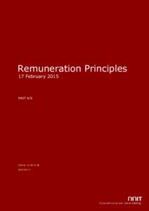 Remuneration Principles 17 February 2015 NNIT A/S  CVR no