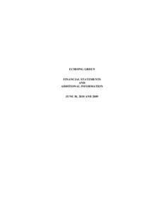 Financial statements / Cash flow / Cash flow statement / Asset / Net asset value / Fund accounting / Balance sheet / Accountancy / Finance / Business