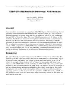 Radiometry / Thermodynamics / Infrared / Heat transfer / Physical quantities / Pyrgeometer / Temperature / Shortwave radiation / Net radiometer / Electromagnetic radiation / Radiation / Physics