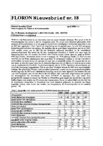 FLORON Nieuwsbrief nr. 18 District Beneden-IJssel april2004A.D.  West-Overyssel^ NO-Veluwe en de Noordoostpolder