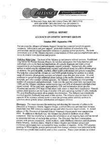 ..  o 35 Wisconsin Circle, Suite 440· Chevy Chase, MD[removed]) 336-GENE • ([removed] • Fax[removed]removed] • http://medhelp.org/www/agsg.htm