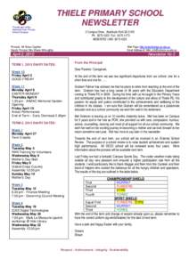 Microsoft Word - THIELE SCHOOL NEWSLETTERdoc