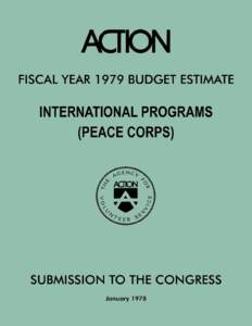 FY 1979 ACTION Submission to the Congress